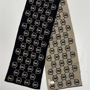 Michael Kors Black and Gold Men's Scarf